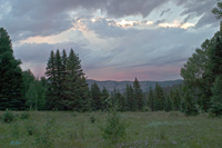 Red Sunset in the San Juans